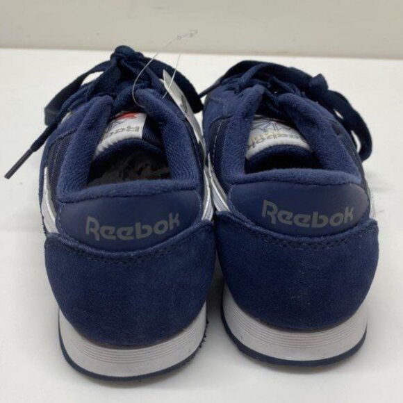 New Reebok Women's Classic Blue Lace-Up Low Top Round Toe Sneaker Shoes Sz 6.5 - Picture 4 of 6